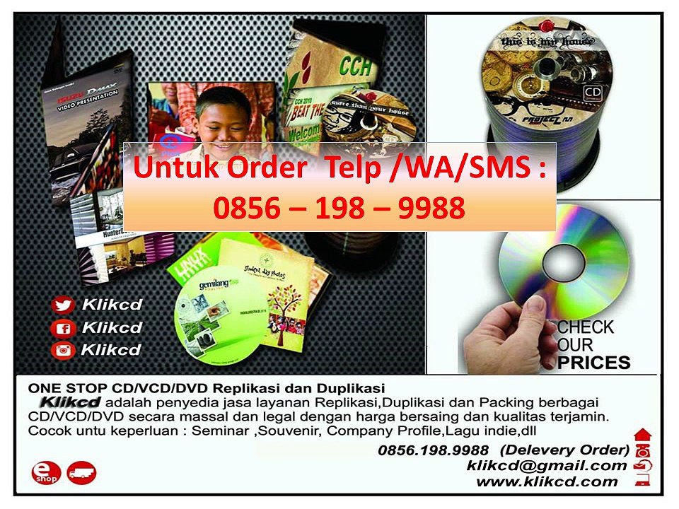 PROMO!!, 0856-198-9988, Cetak CD Murah,  Harga Cetak VCD, Pabrik Copy DVD