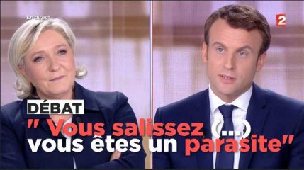 DEBAT. Macron à Le Pen : " Vous salissez [...] vous êtes un parasite"