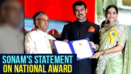 Sonam Kapoor FIRST EVER REACTION On Accepting National Award