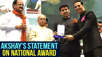 Akshay Kumar STATEMENT On Receiving National Award