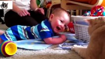 Funny babies try not to laugh challenge Super funny babies