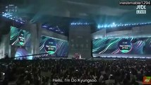 [ENG SUB] Baeksang Arts Awards 2017 Popularity Award - Kyungsoo speech cut