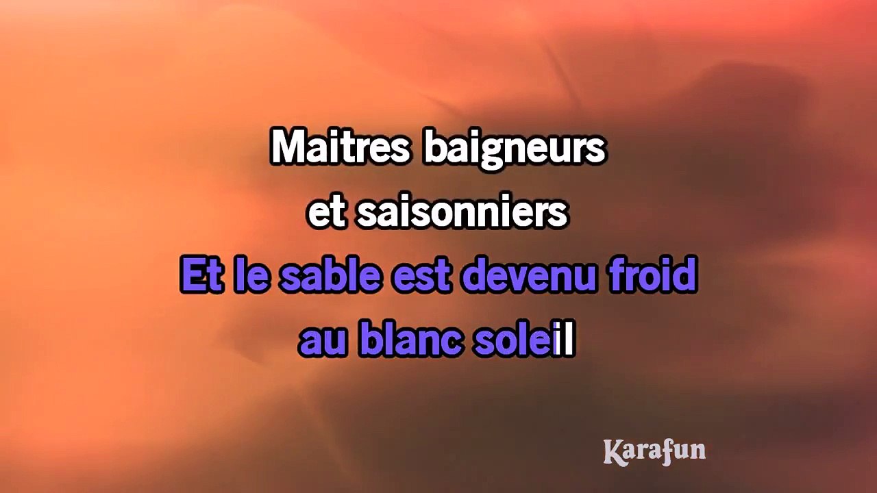 Gilbert Montagné - C'est en septembre KARAOKE / INSTRUMENTAL