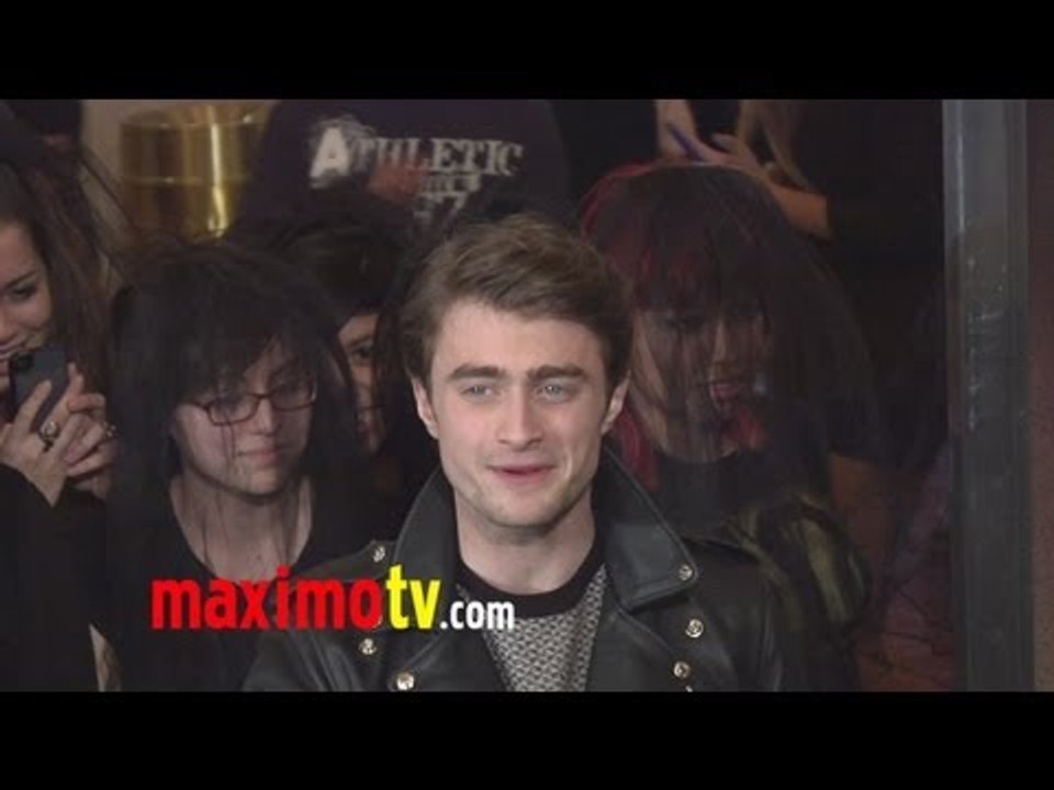 Daniel Radcliffe at "The Woman in Black" Los Angeles Premiere ARRIVALS