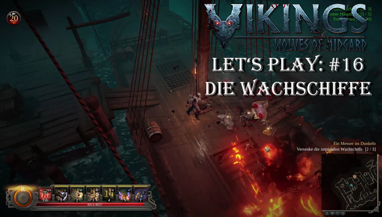 Vikings: Wolves of Midgard - Let's Play: #16 - Die Wachschiffe [GERMAN|HC|GAMEPLAY|PC|HD]