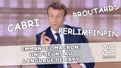 Présidentielle: Macron, le jeune candidat au langage de Papy