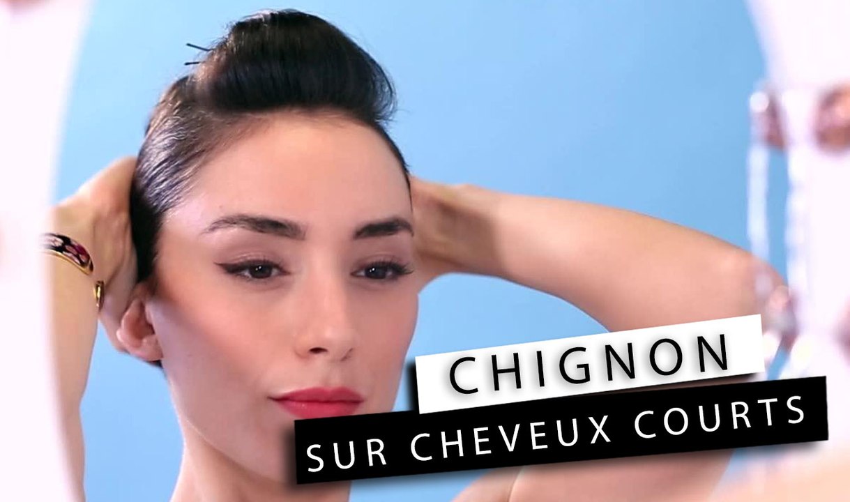 Les Tutos de Morgane - Un chignon sur cheveux courts