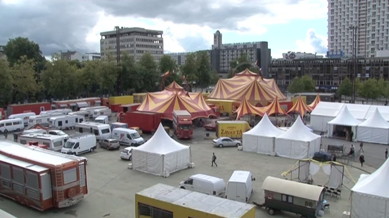 3e festival des Français itinérants à Rennes esplanade Charles de Gaulle septembre 2015