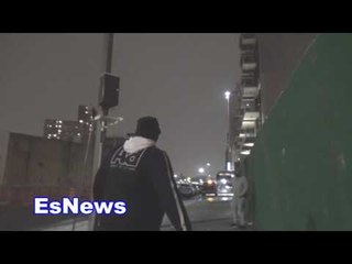 walking in NY snow with Adrien Broner - Those Who Never Threw A Jab Are Biggest Experts In Boxing