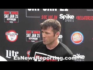 Chael Sonnen on Tito Ortiz - bellator 170 - EsNews Boxing