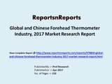 Forehead Thermometer Market 2022 Forecasts Company Profile, Product Specifications & Capacity