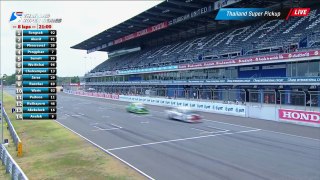 Thailand Super Series (Super Pickup) 2017. Race 1 Chang International Circuit. Battle for Win