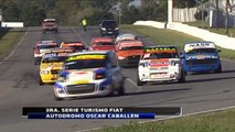Turismo Fiat Santafesino 2017. Race 3 Autódromo Oscar Cabalén. Big Crash