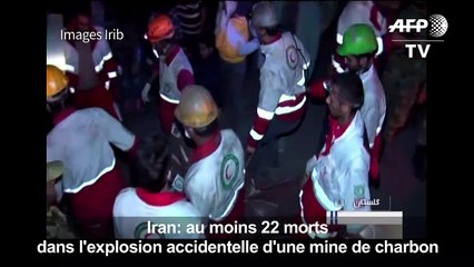 Iran: 22 morts dans une mine, les recherches continuent