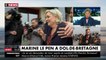 Marine Le Pen chahutée à Dol-de-Bretagne