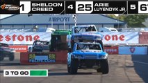 Stadium Super Trucks 2017. Race 1 Streets of St. Petersburg. Battle for Win