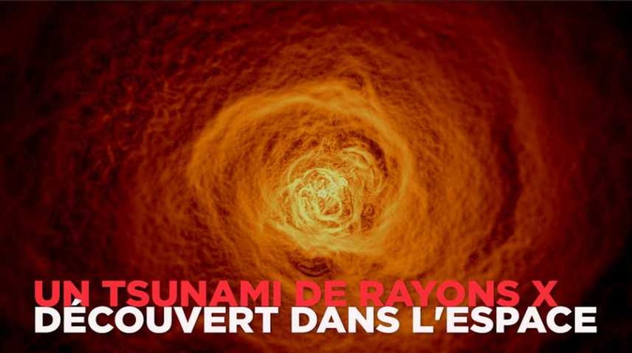Un "tsunami de rayons X" découvert dans l'espace