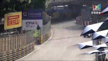 FIA Formula 3 World Cup 2016. Qualifying Macau Grand Prix. Lando Norris Crash