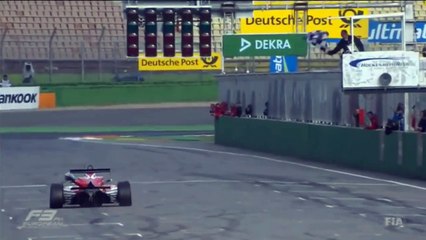 Download Video: European Formula 3 Championship 2016. Race 1 Hockenheimring. Jake Hughes Crash & Finish