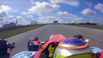 Formula 4 United States Championship 2016. Mid-Ohio Sports Car Course. Benjamin Pedersen Near Flip