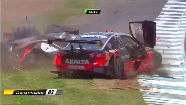 Stock Car Brasil Championship 2016. FP2 Autódromo Internacional Ayrton Senna. Casagrande Hard Crash