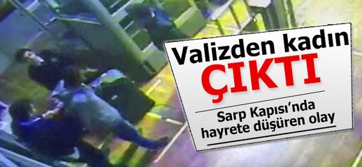 Türkiye'ye valizin içinde girerken yakalandı