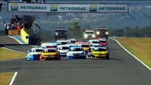 Copa Petrobras de Marcas 2016. Etapa Goiânia. 1st Lap Crashes