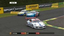 Porsche Carrera Cup Great Britain 2016. Race 2 Croft Circuit. Battle on the Last Laps