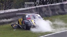 Porsche GT3 Cup Challenge Brasil 2016. Race 2 Curitiba. Roberto Samed Hard Crash