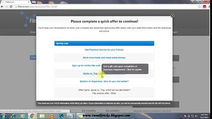 Fileice Survey bypasser 2017