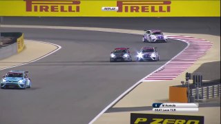 2016 TCR.  Race 1 Bahrain.  Davit Kajaia vs Maťo Homola