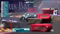 Formula E 2016.  Qualifying Mexico City ePrix.  Nelson Piquet Jr. Crash