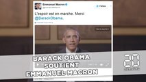 Barack Obama soutient Emmanuel Macron
