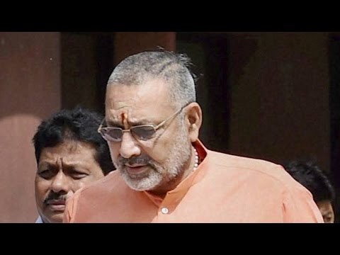 Union Minister Giriraj Singh denies metting PM
