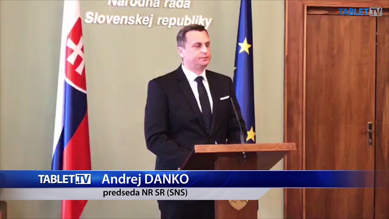 ZÁZNAM: TK predsedu NR SR A. Danka