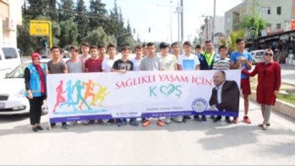 Öğrenciler "Sağlıklı Yaşam Için" Koştular