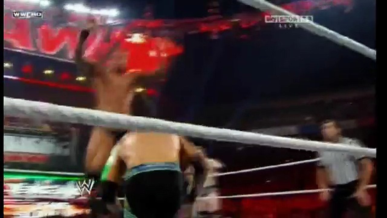 Mark Henry & Christian & Cody Rhodes vs Randy Orton & Sheamus & John Morrison WWE Raw October 17th 2011
