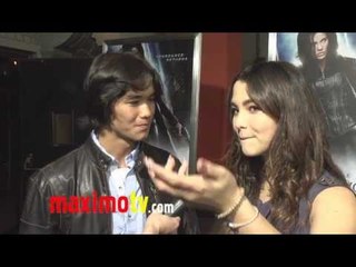 Booboo Stewart and Fivel Stewart Interview at "Underworld: Awakening" Premiere