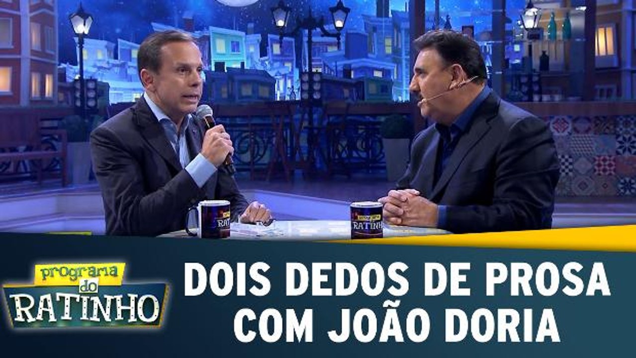 Dois Dedos de Prosa com João Doria