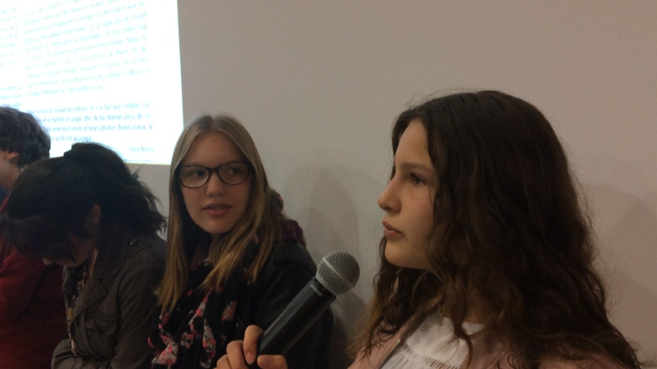 Julia Beurq, journaliste en résidence à Allonnes