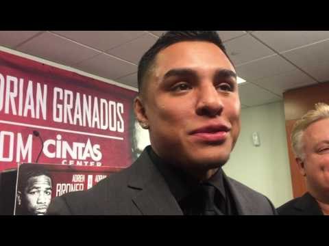 Adrien Granados on fighting Adrien broner - esnews boxing