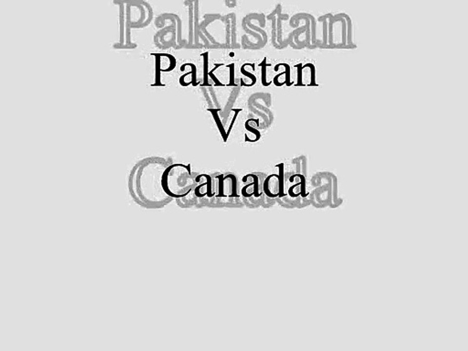 Pakistan Vs Canada Live Streaming World Cup 2011 FREE 17th