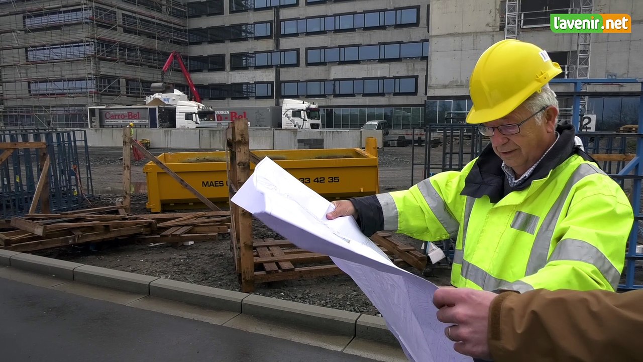 L'Avenir - Visite du chantier de la clinique du MontLegia, à Liège