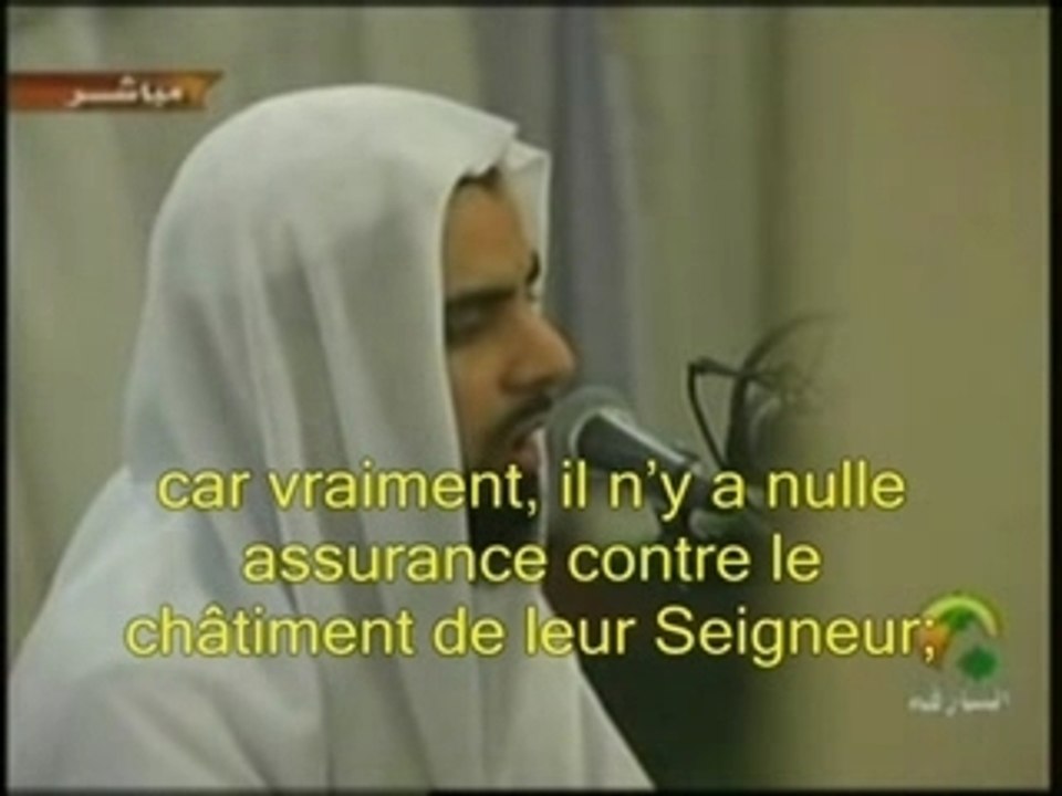 mashallah sheikh Salah bukhatir sourate 70