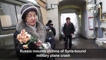 Mourners gather in Moscow to honour military psdasdlane crash victims