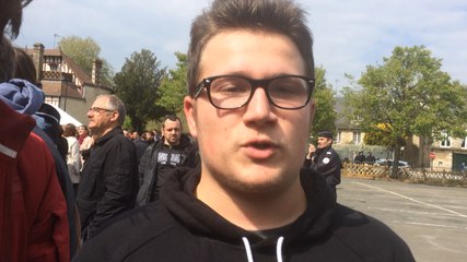 Roman, Julien et Victor, étudiants, place Foch