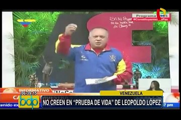 Chavismo da una “prueba de vida” de Leopoldo López tras rumores sobre su salud