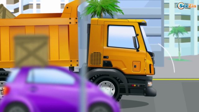 Мультфильм про Машинки Новые приключения Грузовика и Экскаватора в Городке | Видео для детей!