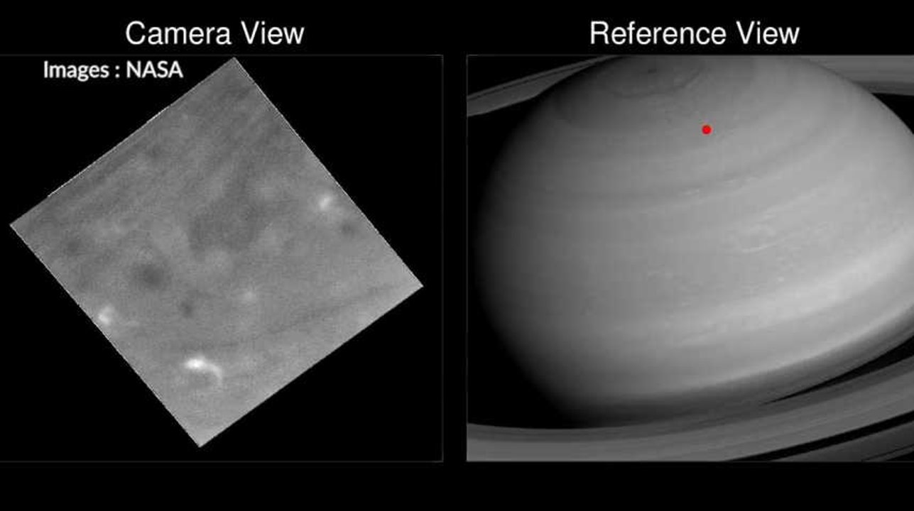 Le film de l'approche de Saturne par la sonde Cassini pour sa toute dernière mission