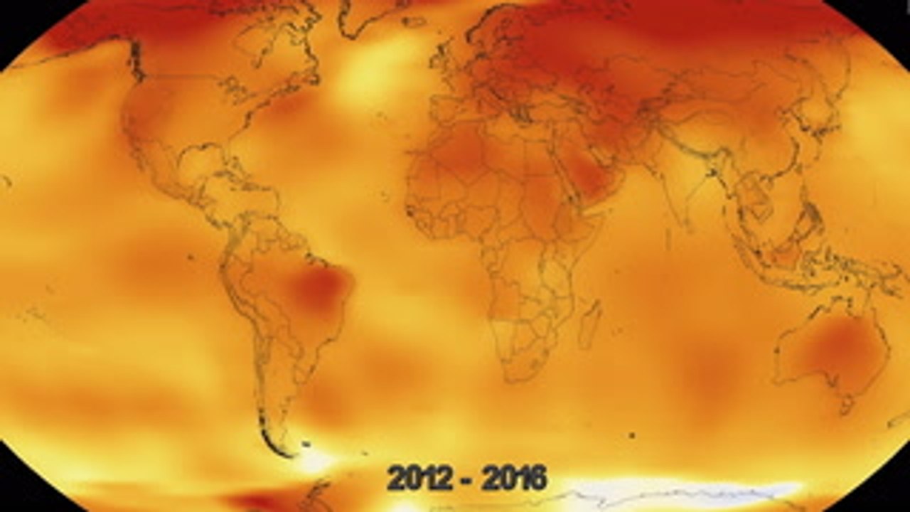 2016 was Earth's warmest year on record, continuing a three-year streak